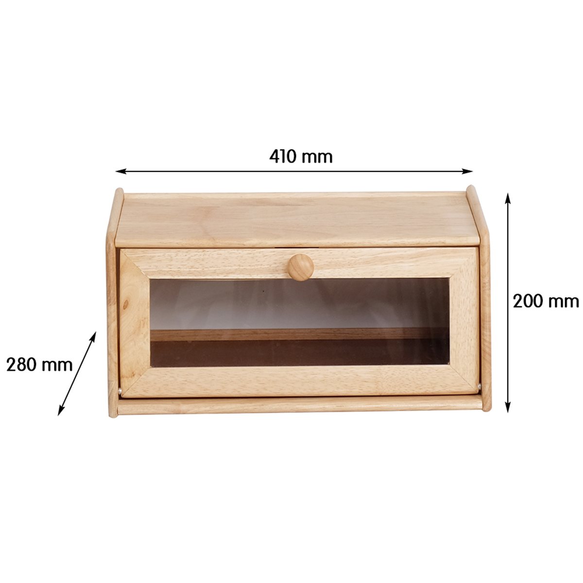 Hộp Để Gia Vị Đồ Dùng Nhà Bếp Bằng Gỗ A Bread Case Nội Thất Kiểu Hàn BEYOURs