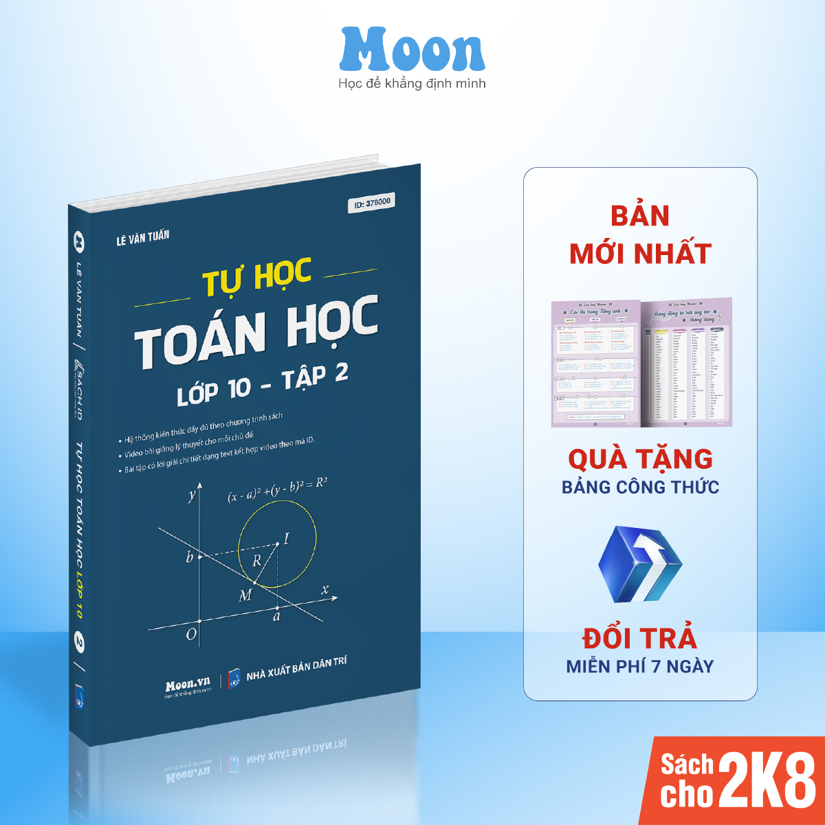 Sách Id Moonbook Tự Học Toán Học Lớp 10 Tập 2 Chương Trình Sgk Mới