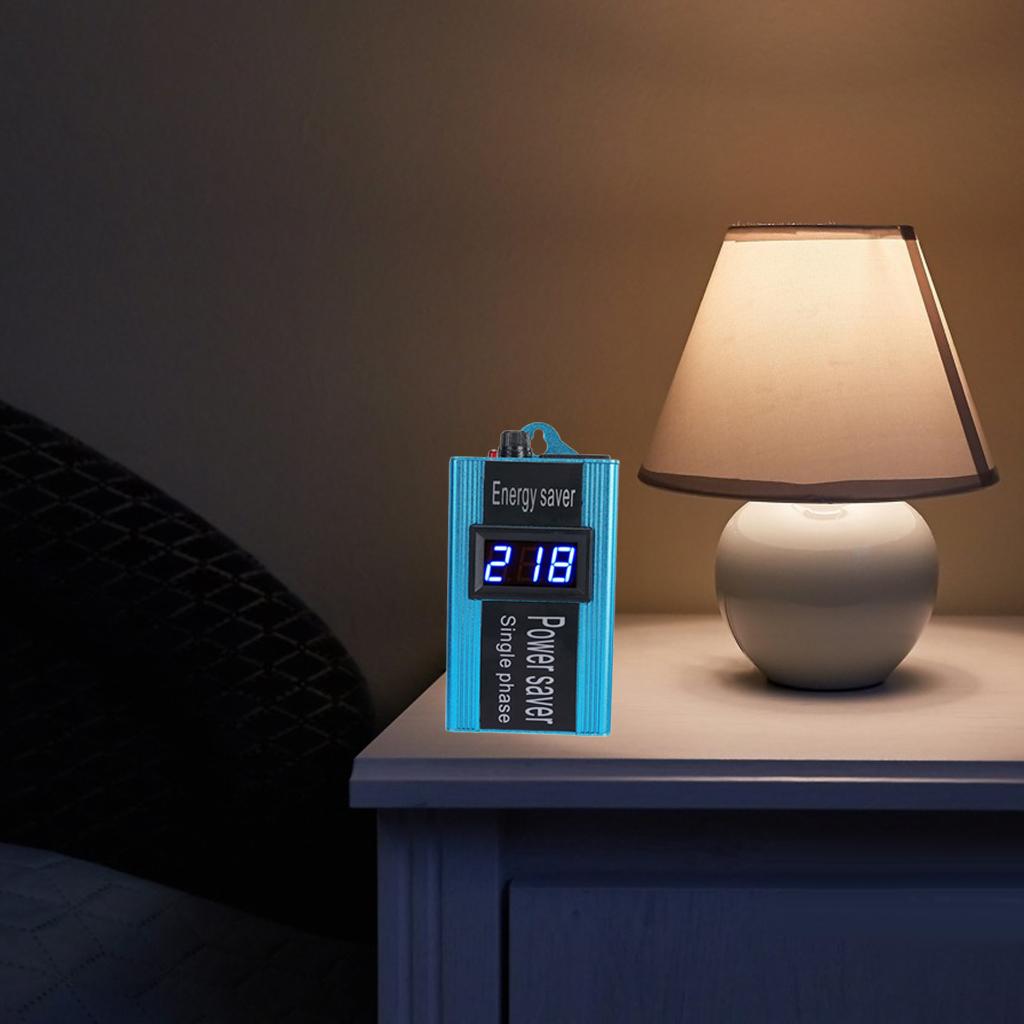 100KW Power Saver Energy Saving Devices Digital LCD Display Energy Savers Power Saving Box Use Safety Stabilize Voltage Protect Devices