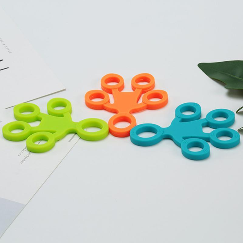 Bàn tay kéo ngón tay Băng tay Người tập thể dục Cao đẳng Đào tạo Kéo vòng tay Mở rộng tay Grip 3 Cấp độ 7 Color: Orange