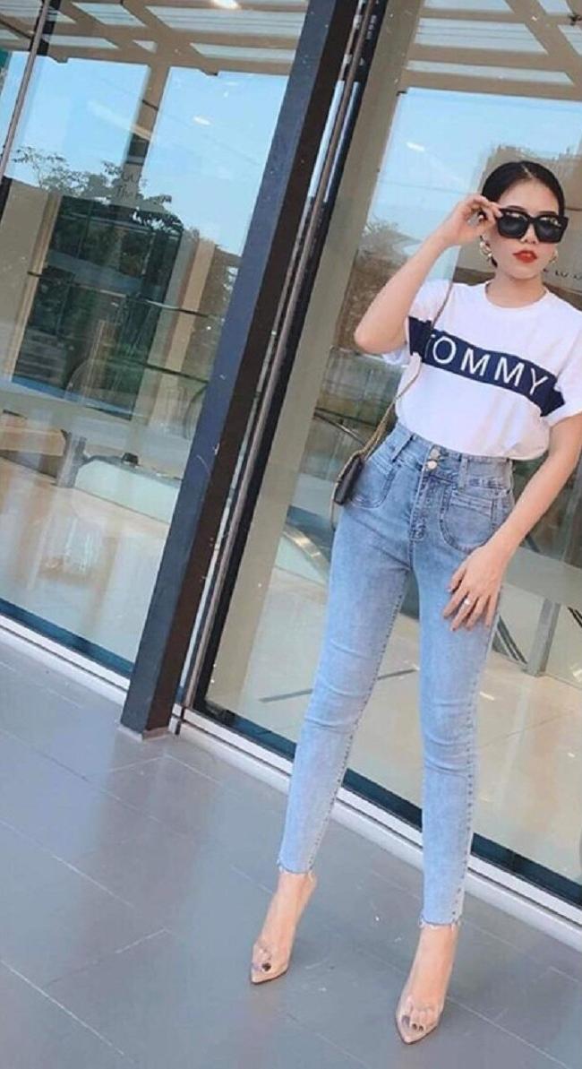 Quần Jeans Nữ Lưng Cao Phối Túi Trước Thời Trang JN019