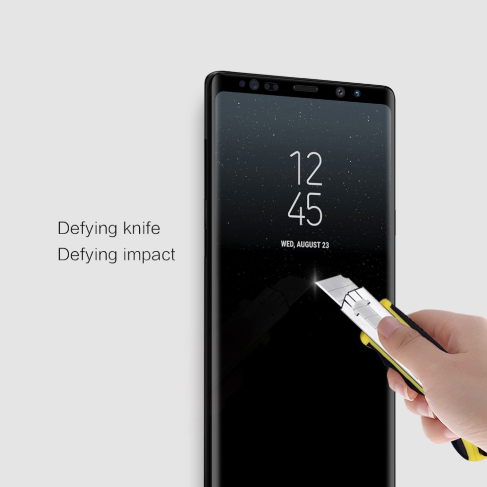 Miếng dán kinh cường lực Nillkin CP MAX cho Samsung Galaxy Note 9 (Chất liệu kính ACC nhật bản, Full 3D, độ nét HD, vát mỏng 0.2mm) - Hàng chính hãng