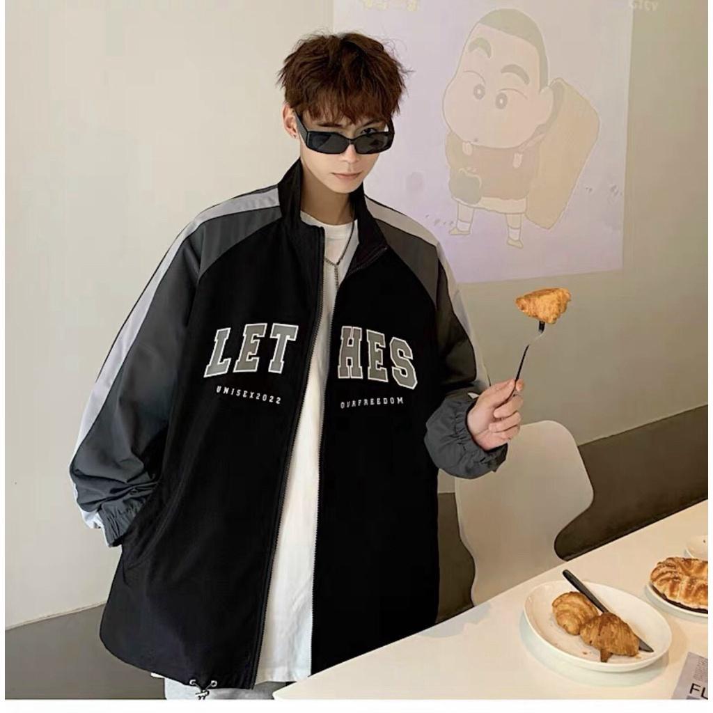 Áo khoác dù 2 lớp dài rộng y hình thời trang y hình LET HES siêu đẹp dành cho các bạn trẻ LANA FASHION