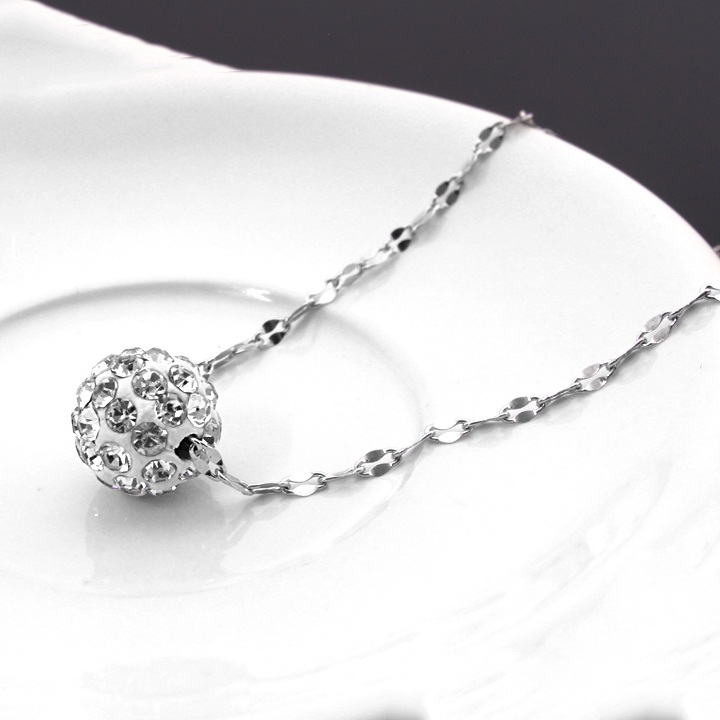 Dây chuyền nữ trái châu ver2  WDC059T Không đen không gỉ sét