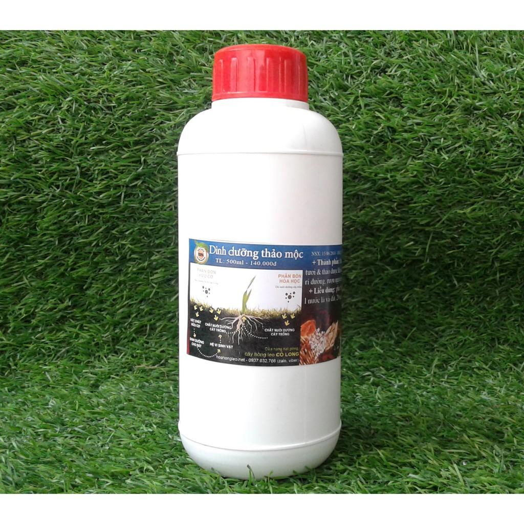 500ml Dinh dưỡng thảo mộc OHN từ 6 thảo dược phương Đông, phân bón hữu cơ kích thích cây sinh trưởng, đậu quả