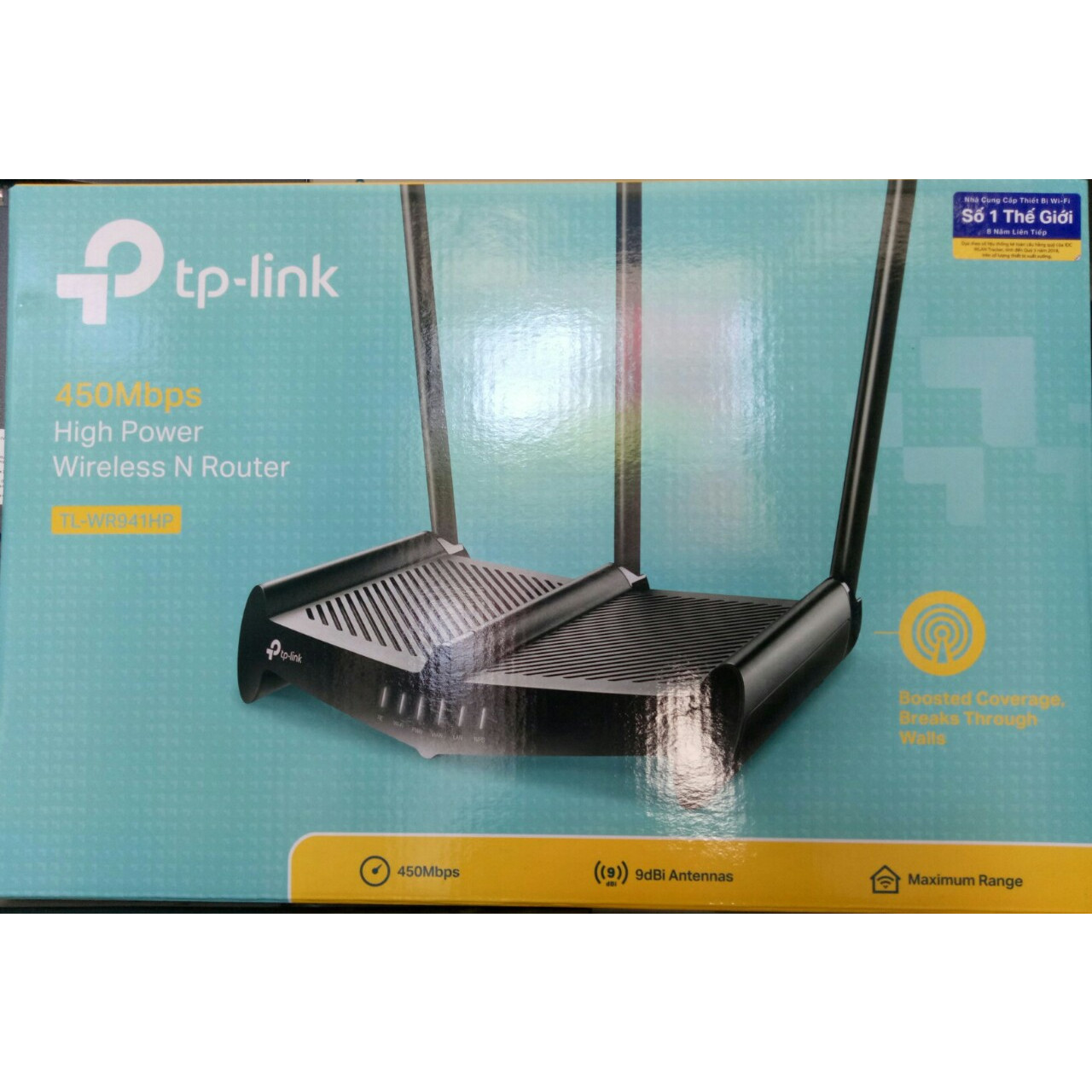 Bộ định tuyến TP-LINK 941HP không dây công suất cao tốc độ 450Mbps- Hàng Chính Hãng