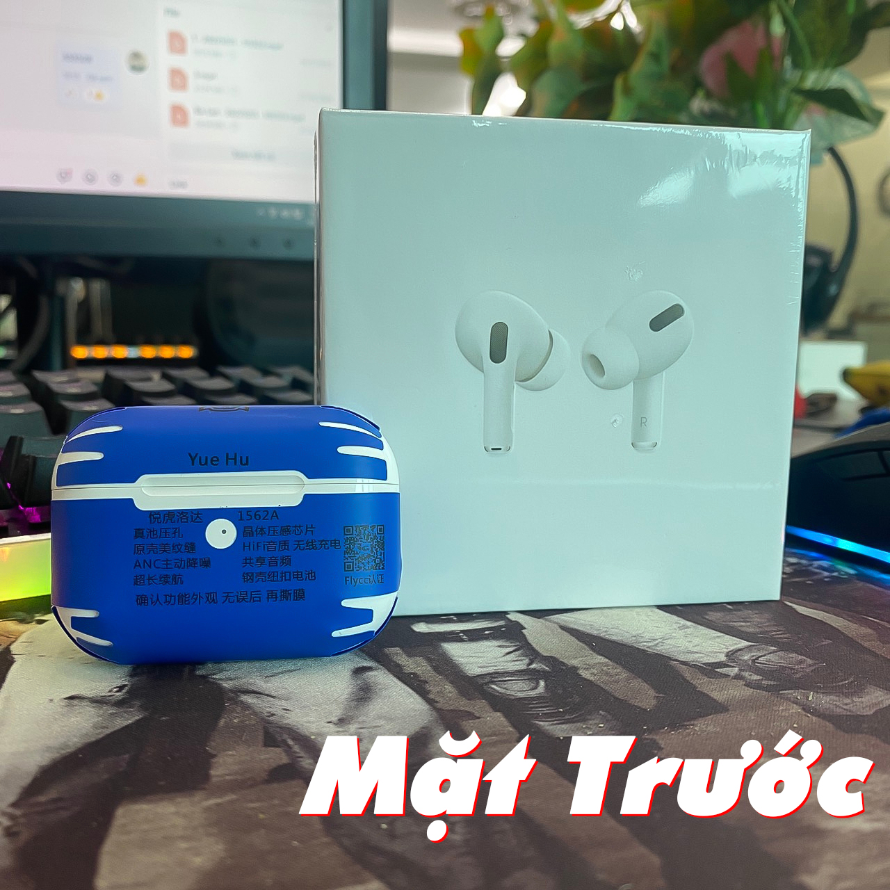 Tai nghe bluetooth không dây Pro Hổ Vằn 1562A, 1562AE cảm biến hồng ngoại, pin trâu 8h, chống ồn xuyên âm - hàng chính hãng