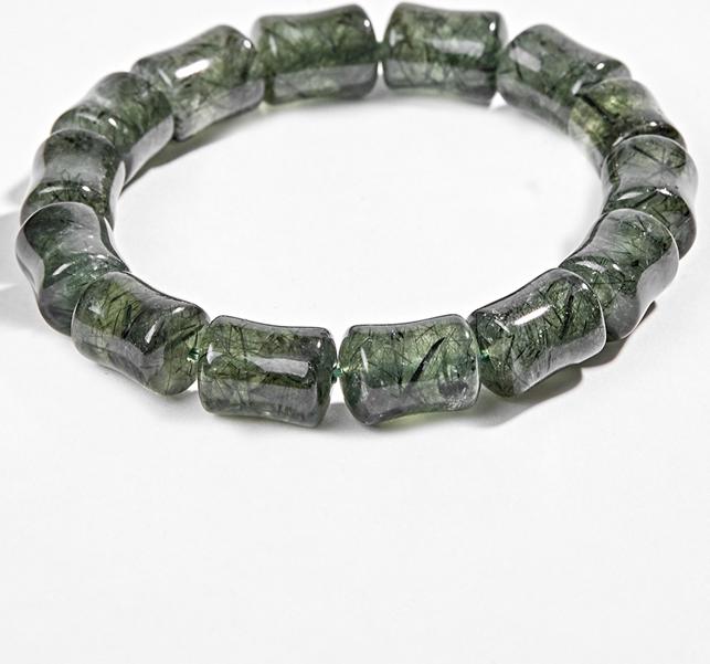 Vòng Thạch Anh Tóc Xanh Đốt Trúc  Ngọc Quý Gemstones
