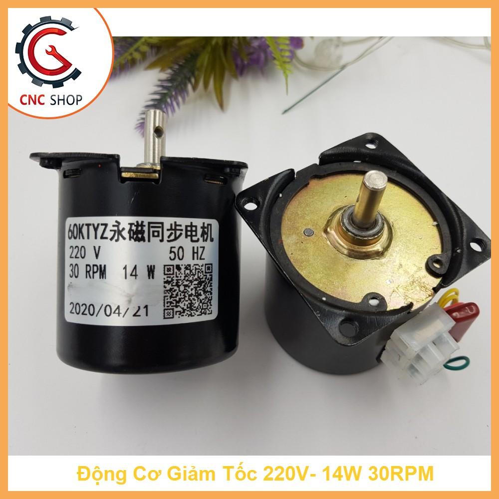 Động Cơ Giảm Tốc 220VAC 14W 30RPM