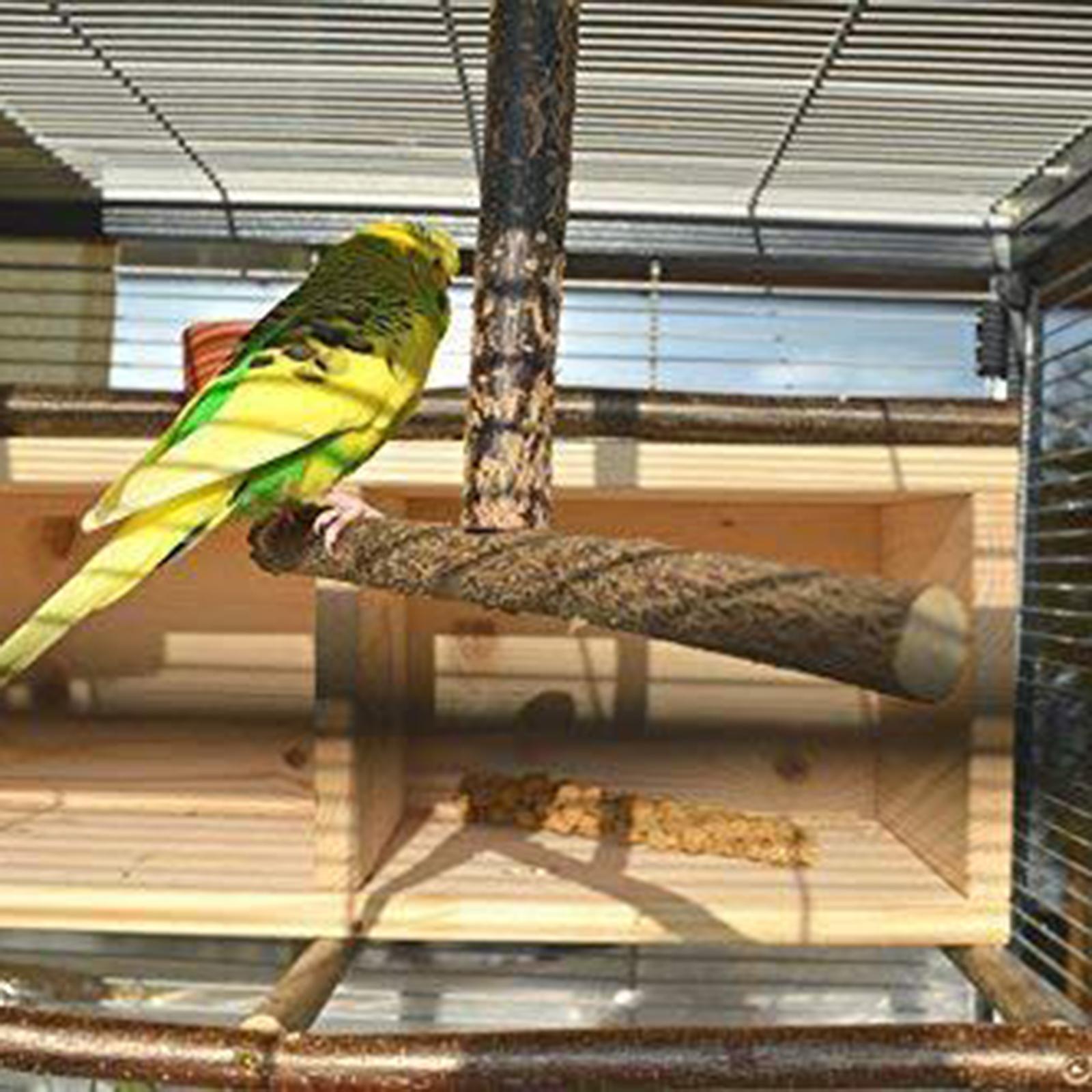 Chew Cockatiel Toy Bird Paw Grinding Bird Cage Accessories Parrot Stand Parrot Wooden Perch Bird stand Cockatiel Budgie Conures Exercise
