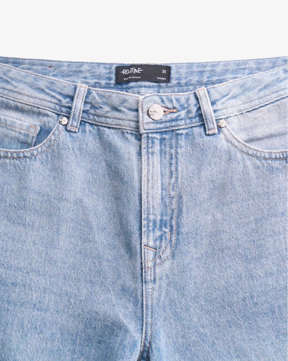 Quần jean nam vải mềm form Tapered - ROUTINE 10F25DPA018