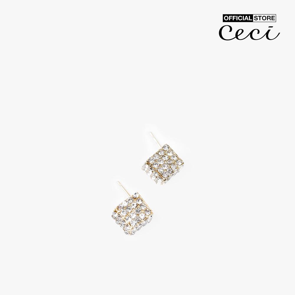 CECI - Khuyên tai nữ hình hộp vuông độc đáo CC1-09000176-27