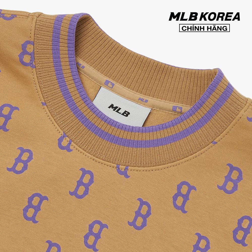 MLB - Áo sweatshirt tay dài phom suông Classic Monogram Front Brushed Overfit 3AMTM0926