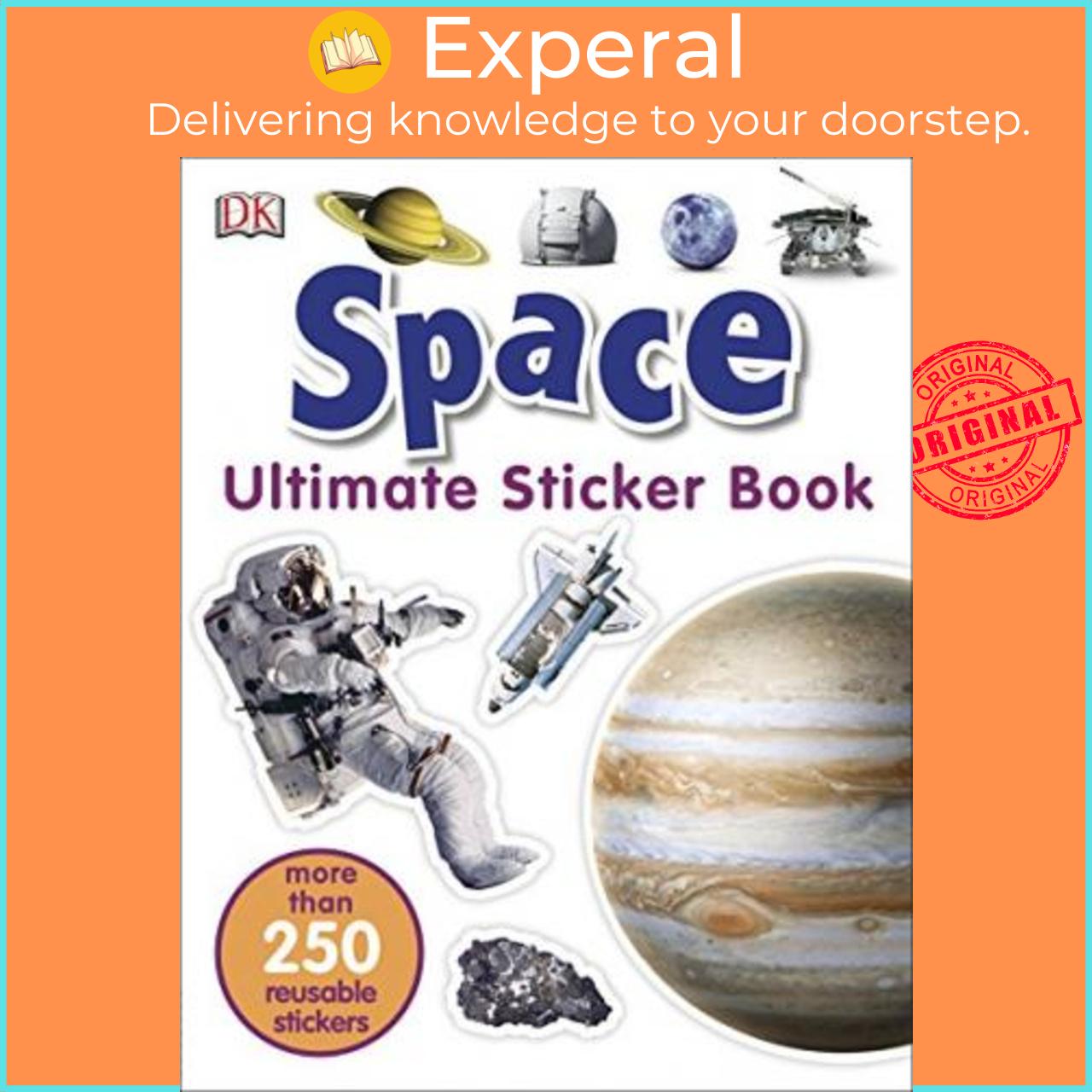Sách - Space Ultimate Sticker Book by DK (UK edition, paperback)