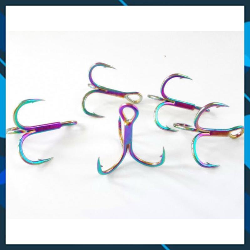 Lưỡi Câu Cá BKK Titan Lưỡi Câu Ba Tiêu Chuyên Đồ Câu Lure Bộ 5 Lưỡi Câu BKK Titan