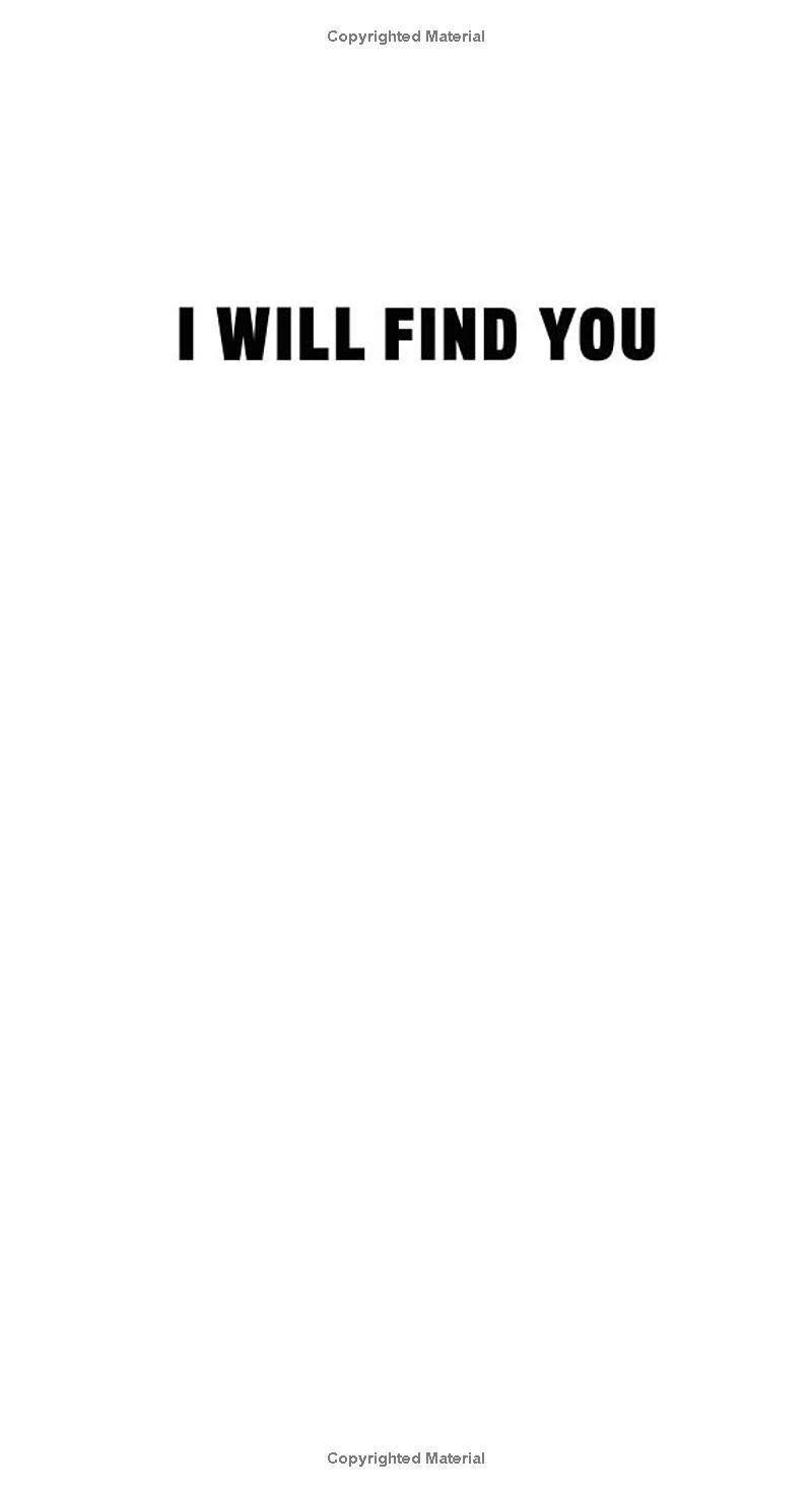 Sách ngoại văn: I Will Find You