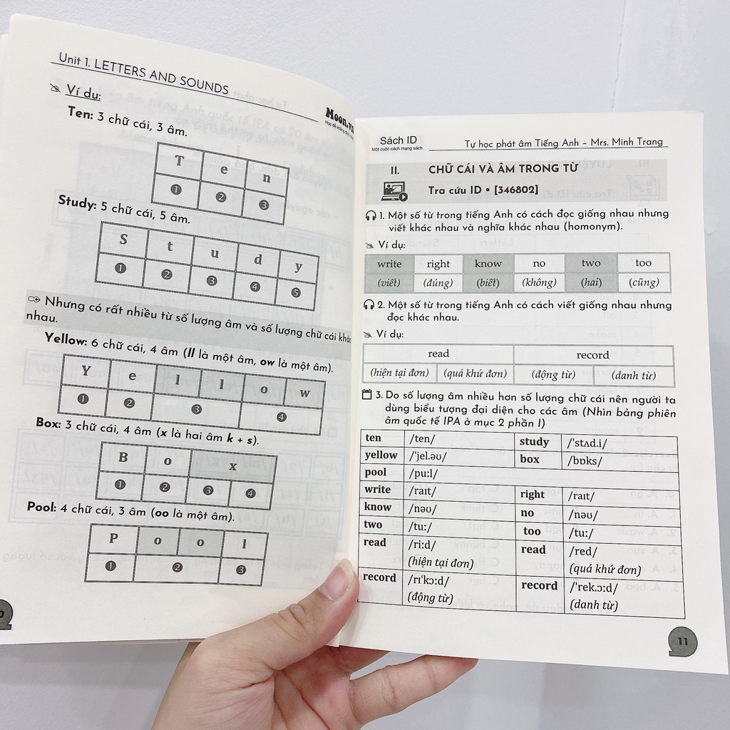 Sách Học Phát Âm Tiếng Anh, Tự học phát âm tiếng anh hiệu quả Moonbook