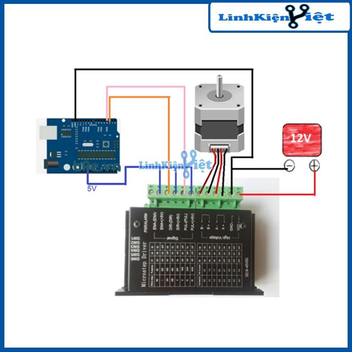 Module Điều Khiển Động Cơ Bước TB6600 4A 9V-42VDC