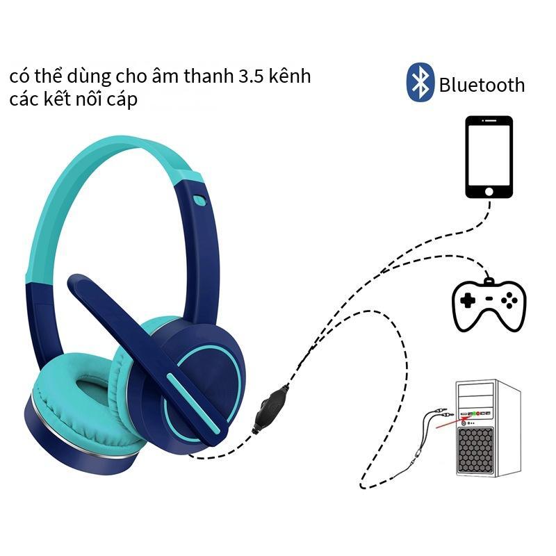 Tai nghe bluetooth không dây gắn trên đầu AKZ-K25 kiểu mới nhất có micrô tai nghe trò chơi thể thao điện tử âm thanh nổi
