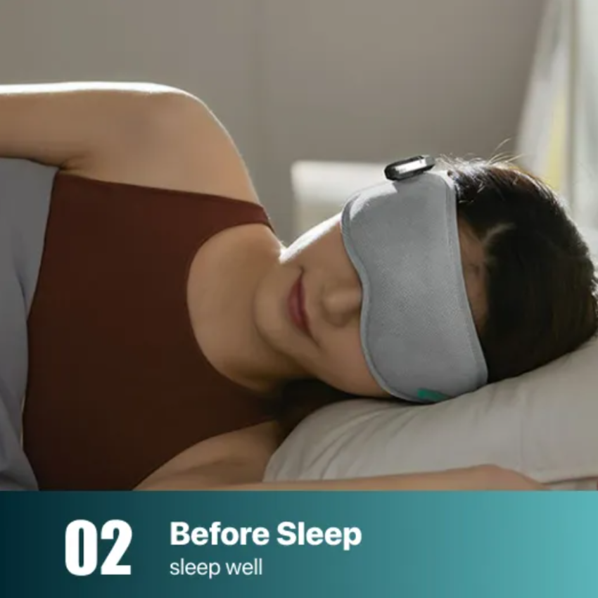 Máy massage mắt nóng và lạnh công nghệ 3Dsuit và VibWave Philips PPM3101E - Hàng Nhập Khẩu