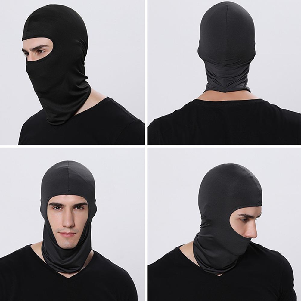 Mặt nạ xe máy đạp xe Balaclava Full Cover Face Mat Balaclava nhanh khô Lycra Ski cổ Summer Sun Protection Color: Gray camo