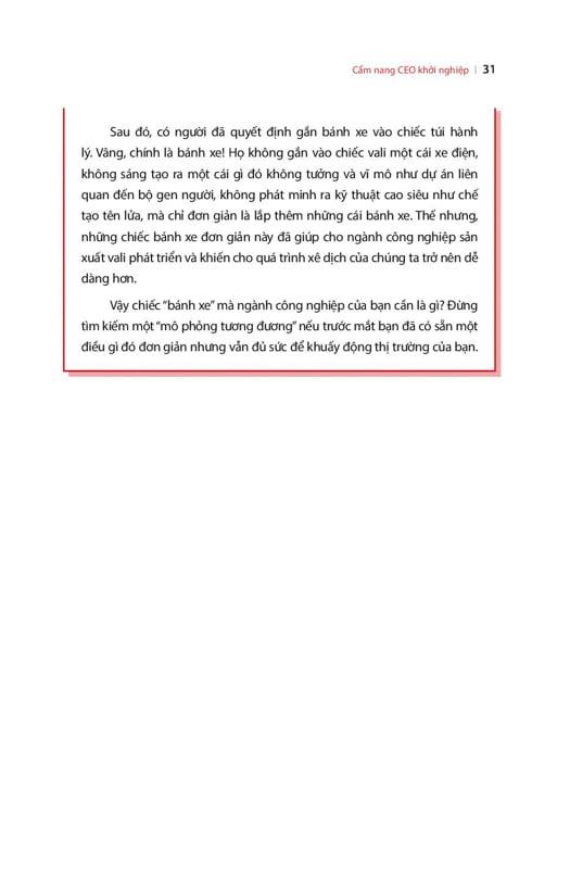 Sách Cẩm Nang CEO Khởi Nghiệp