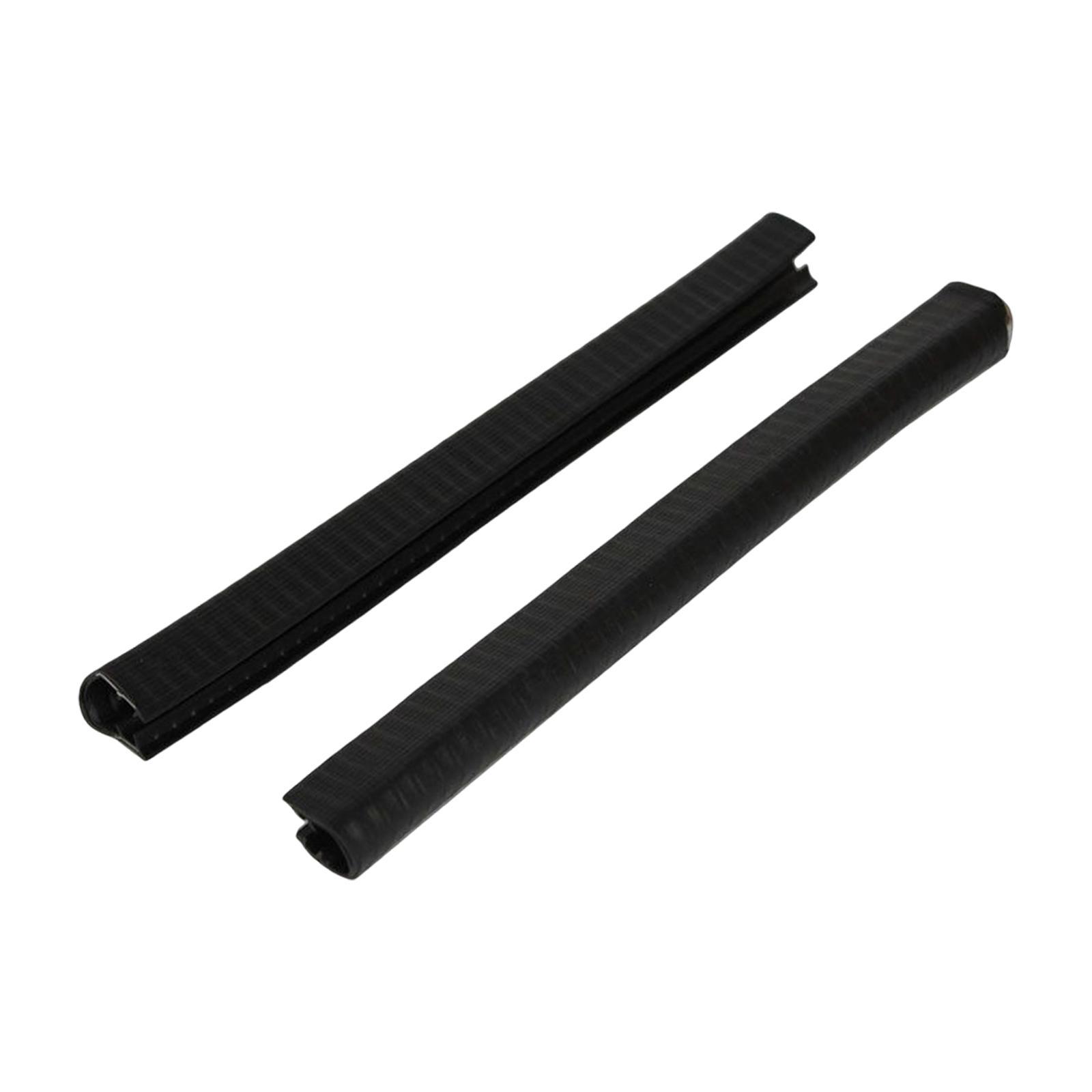 2 Pieces Skateboard Rubber Strip Durable Protector Shock Absorbing Crash Strip Easy to Install Fashion for Longboard Beginners Kids Youth