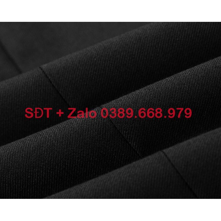 Áo Vest Nam Hàn Quốc, Bộ vest nam cao cấp màu đen, Suit Nam Hàn Quốc Màu Đen