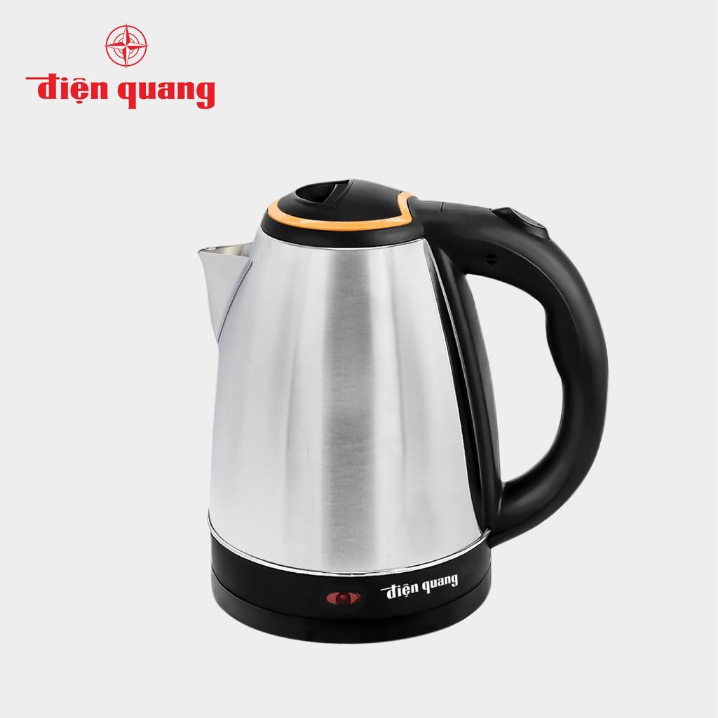 Ấm đun nước siêu tốc Điện Quang ĐQ EKT06 1518 BL (1500W, 1.8L, INOX 201, nhựa PP màu đen)