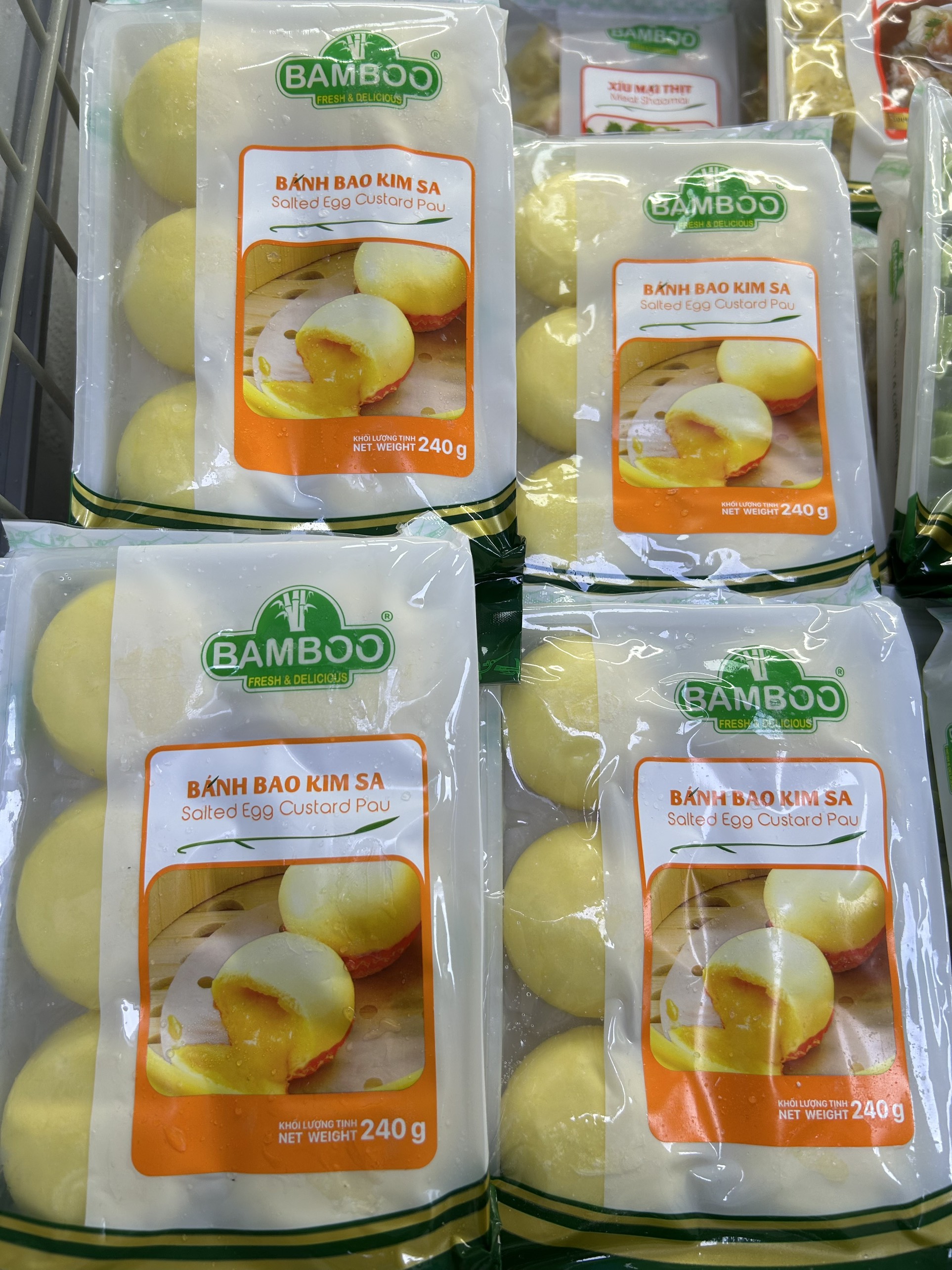 Bánh bao kim sa Bamboo 240g