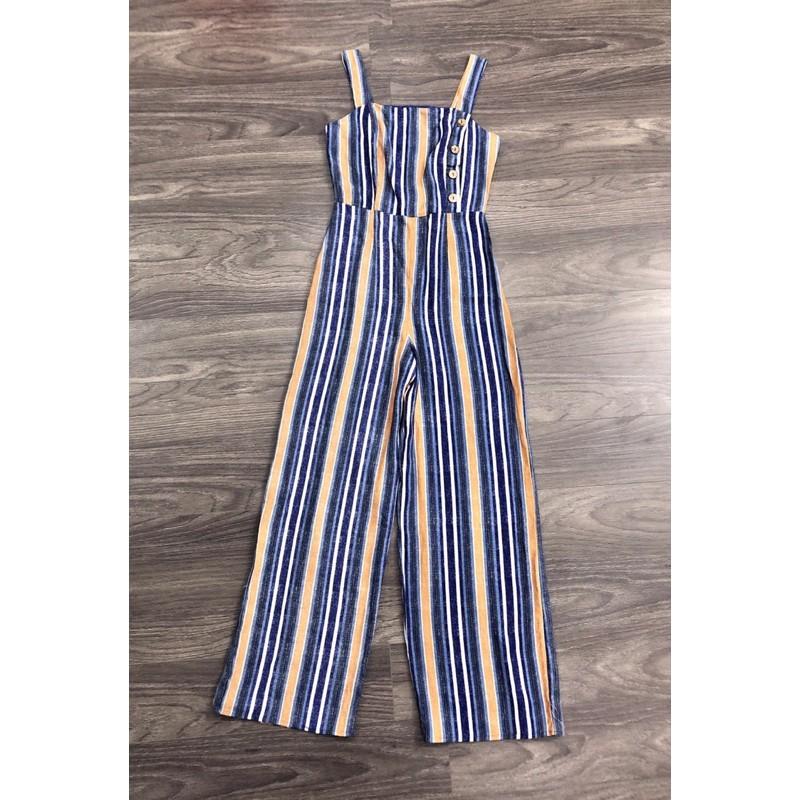 Jumpsuit Linen dây xuất xịn KlNGST0N