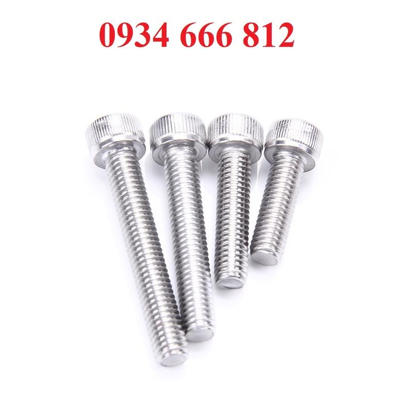 Combo 50c bulong lục giác chìm đầu trụ M3 INOX 304, M3X12, M3X16, M3X20