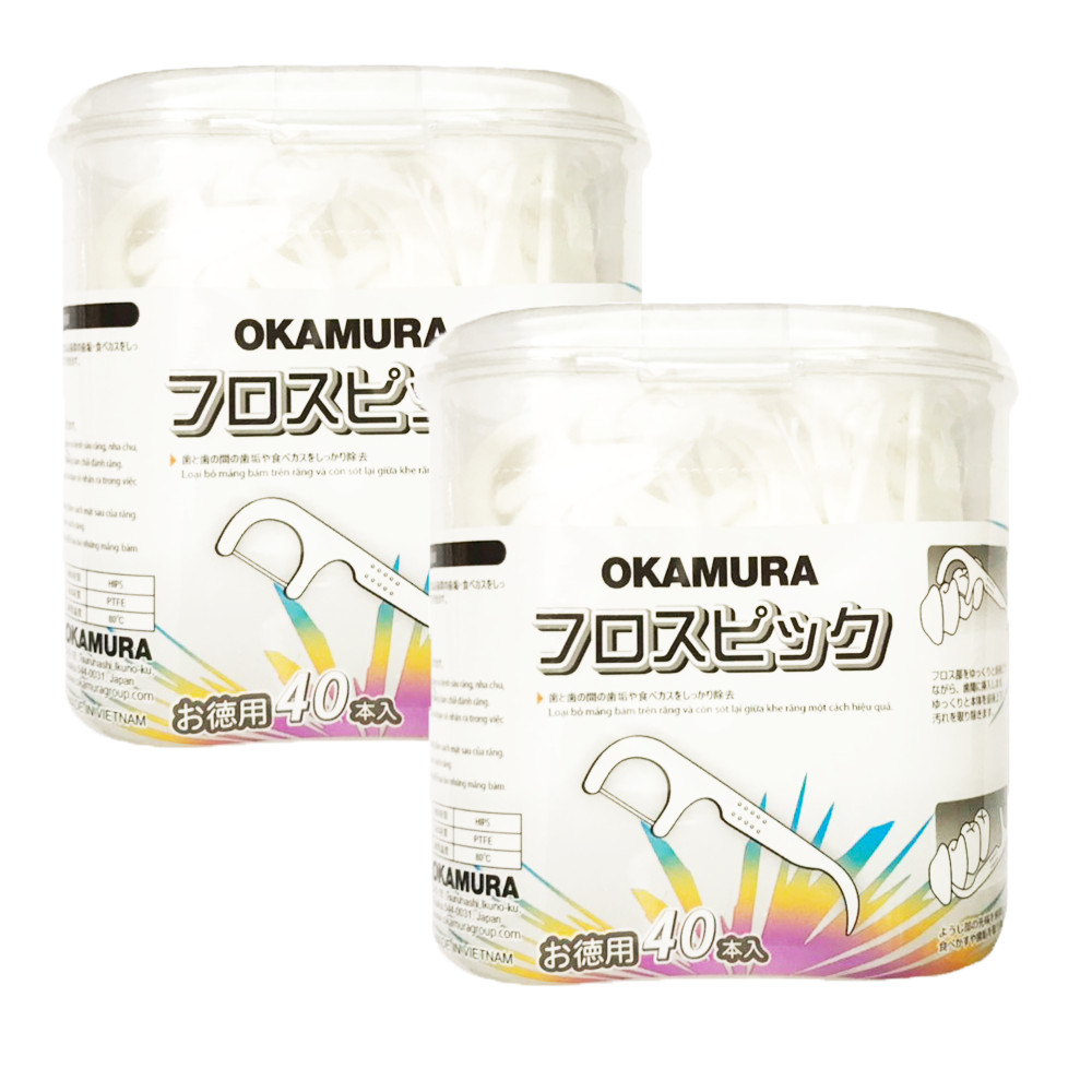 Combo 3 Hộp Tăm Cung chỉ nha khoa Okamura 40P