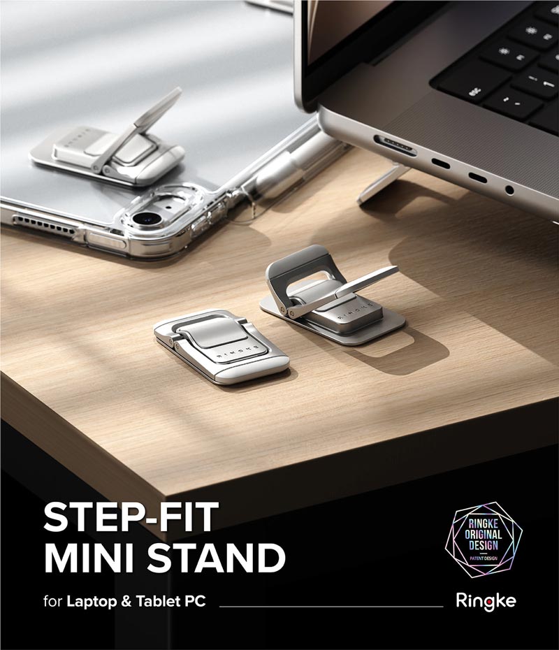 Giá đỡ dành cho MacBook/Laptop RINGKE Step-Fit Mini Stand - Hàng Chính Hãng