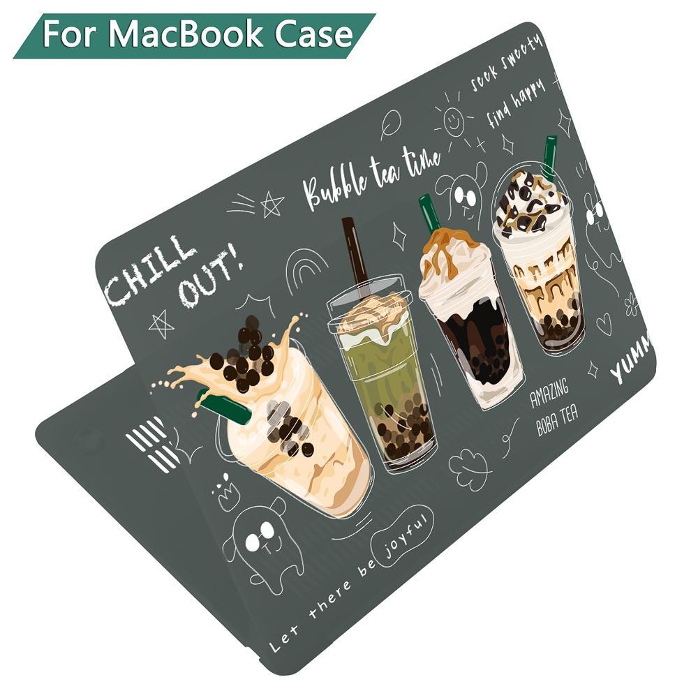 Ốp Máy Tính Bảng Cứng Nhám 3 Trong 1 Cho MacBook Pro M2 M1 A2338 A2337 Air13 2020 A2179 A1932 Retina Touch Bar A2251 A1706 A1708