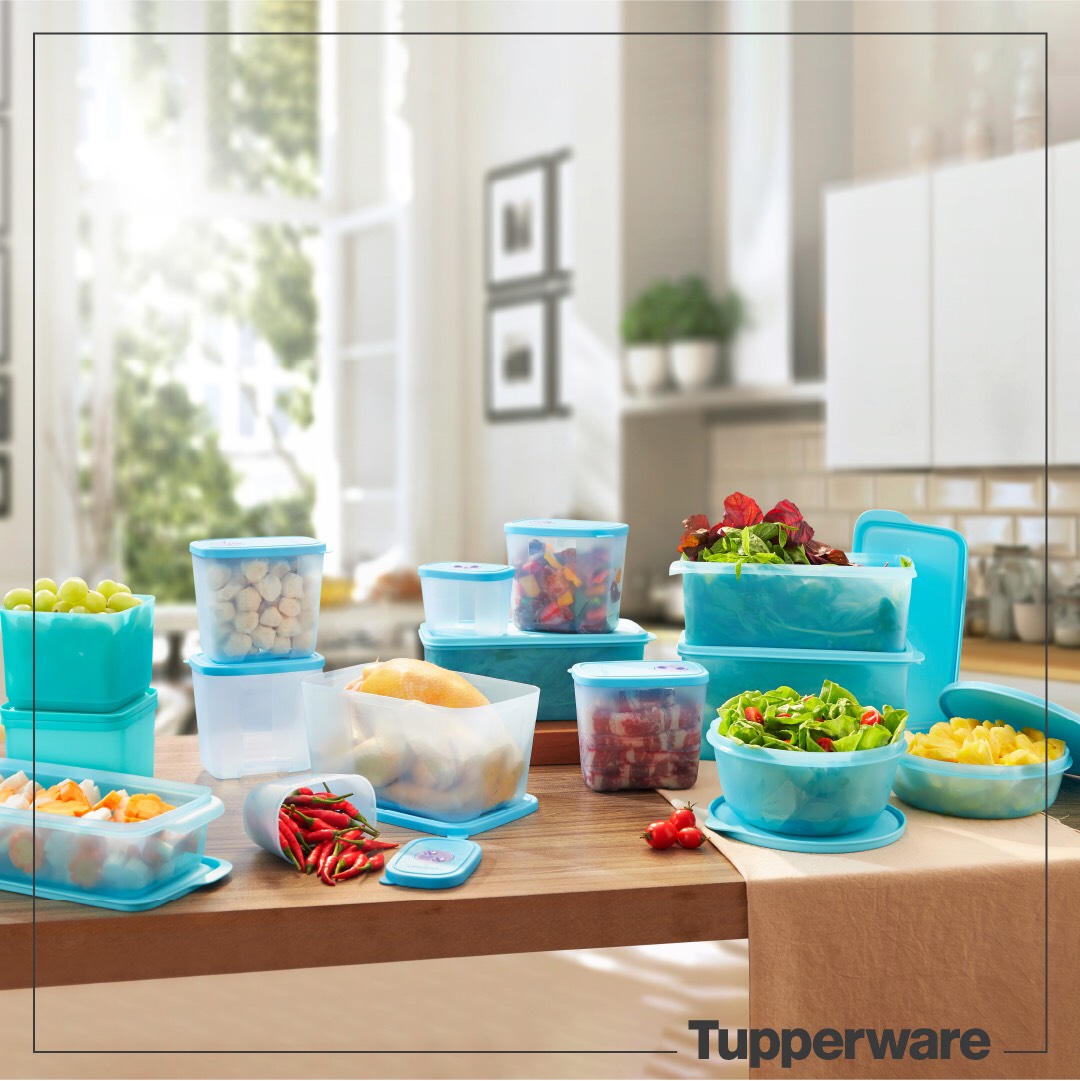 Combo Trữ Đông Và Mát Tupperware Blue Ocean 15 Hộp