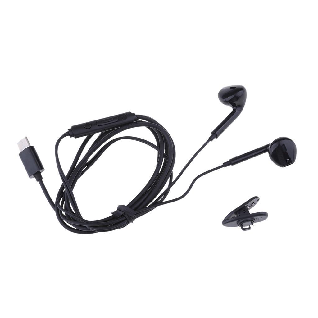 USB Earphones Digital Headphones Stereo Bass Noise Cancelling,2pcs