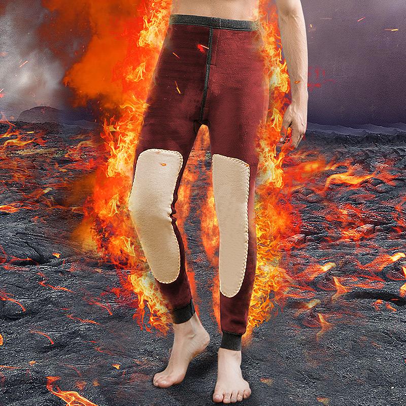 Nhiệt Quần Lót Nam Ấm Quần Len Nam Cotton Dày Ấm Quần Lót Quần Nam Mùa Đông Ấm Quần Nam Dài johns