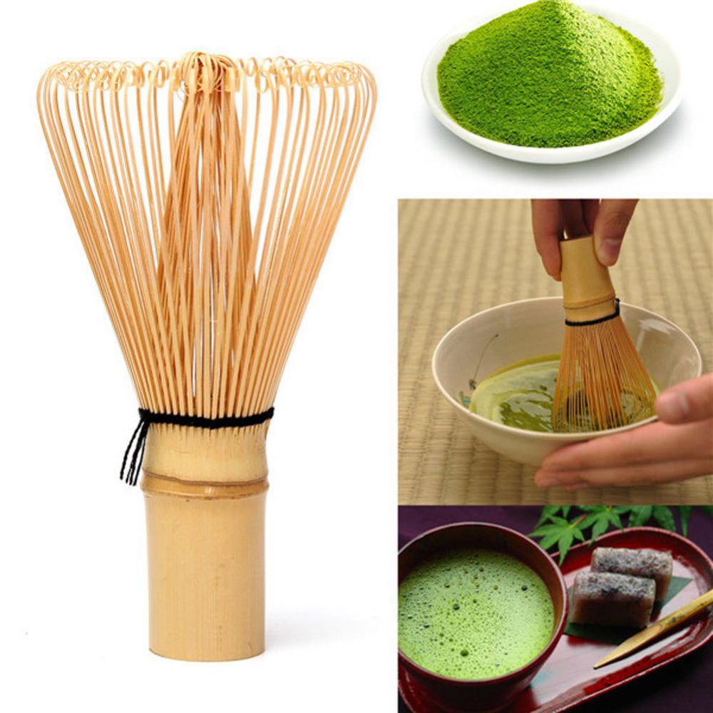 Bamboo Chasen Matcha Powder Whisk Tool with Scoop Set Tea Ceremony Accessory