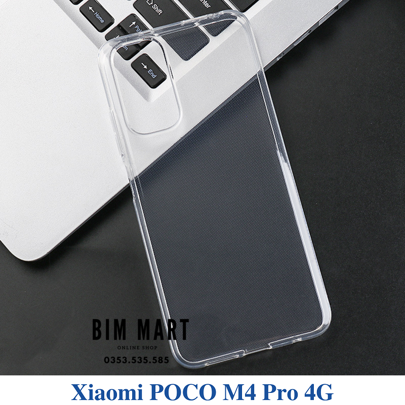 Ốp lưng dành cho Xiaomi POCO M4 Pro 4G silicon dẻo trong suốt cao cấp A+