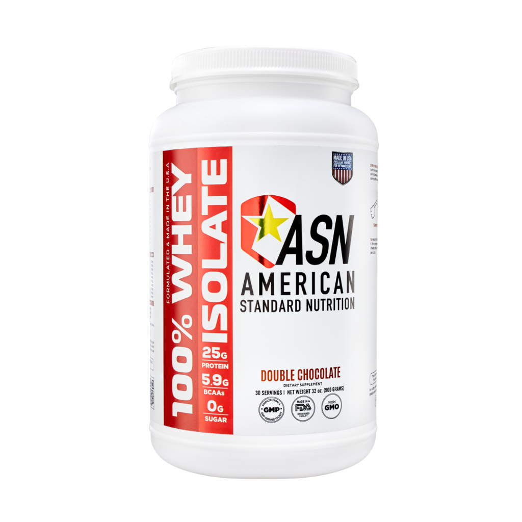 Asn 100% Whey Protein Isolate - Sữa Bổ Sung Đạm Protein Hỗ Trợ Tăng Cơ Giảm Mỡ Chính Hãng