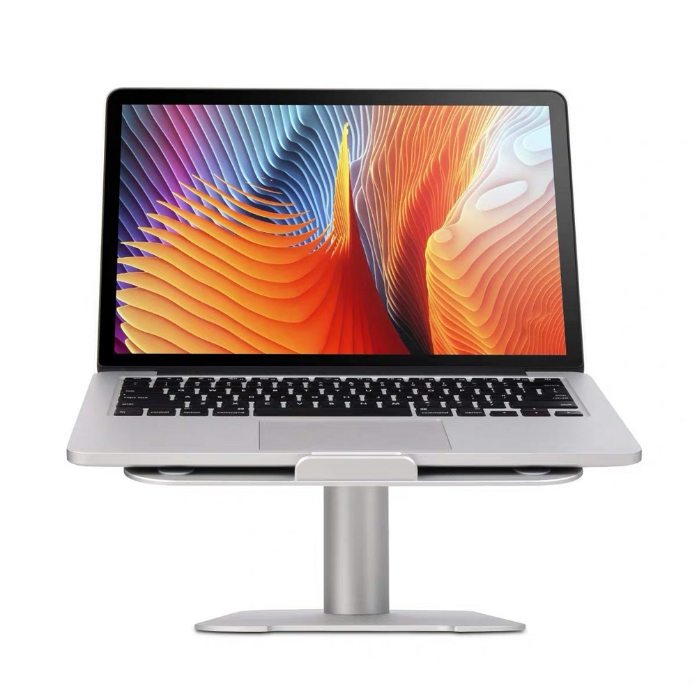 Giá đỡ laptop stand nhôm nguyên khối có thể điều chỉnh độ cao