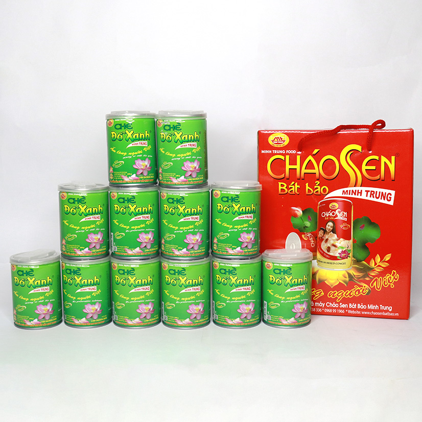 Chè Đỗ Xanh Minh Trung Lốc 3 lon