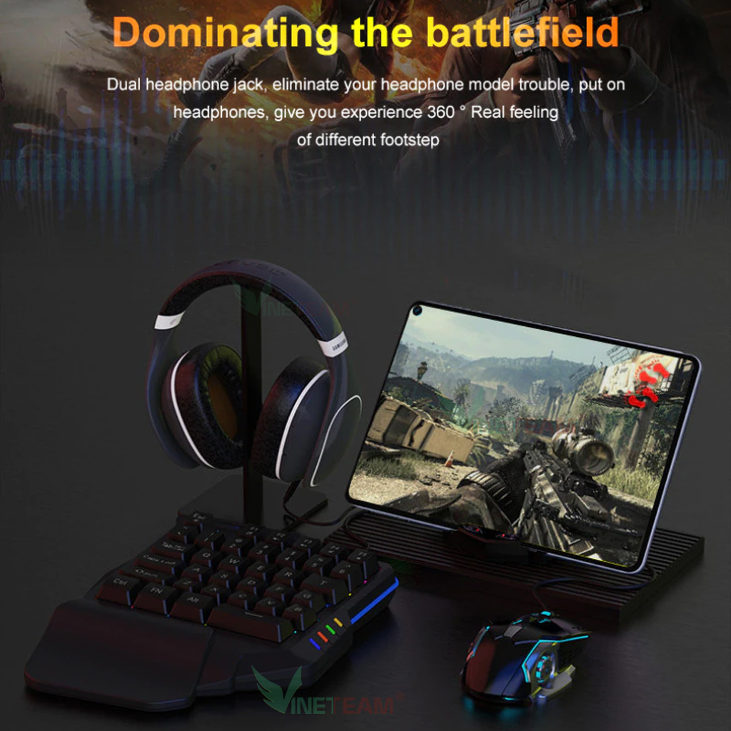 Bộ Chuyển Đổi Chơi Game Lingzha 2 PRO Hỗ Trợ Chơi Game PUBG Mobile  COD  Freefire  World of Tank Phiên Bản Nâng Cấp Của Lingzha 2 và Rezar P30 – Hàng Chính Hãng