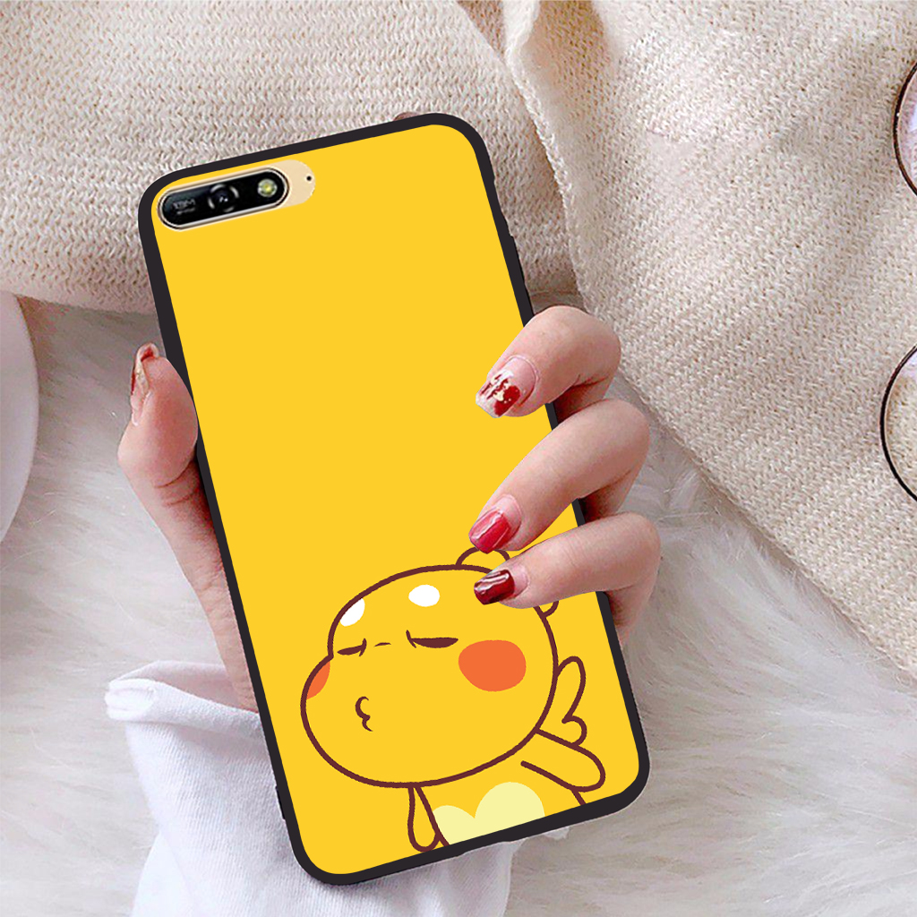 Ốp lưng dành cho Huawei Y6 2018 viền dẻo TPU Bộ Sưu Tập Khủng Long Lai Ong - Hàng chính hãng