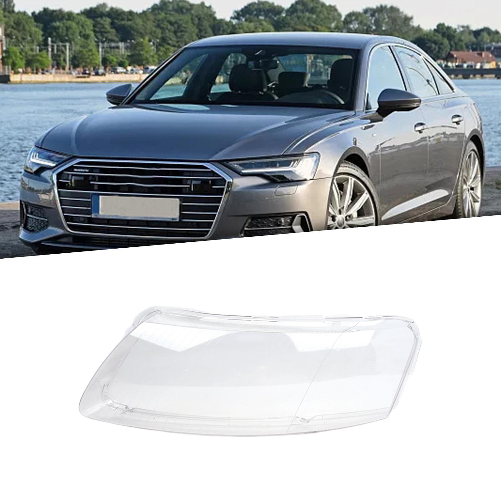 Headlight Lens Cover Shell Car Accessories Assembly High Performance Parts Easy Installation Direct Replaces for A6 C6