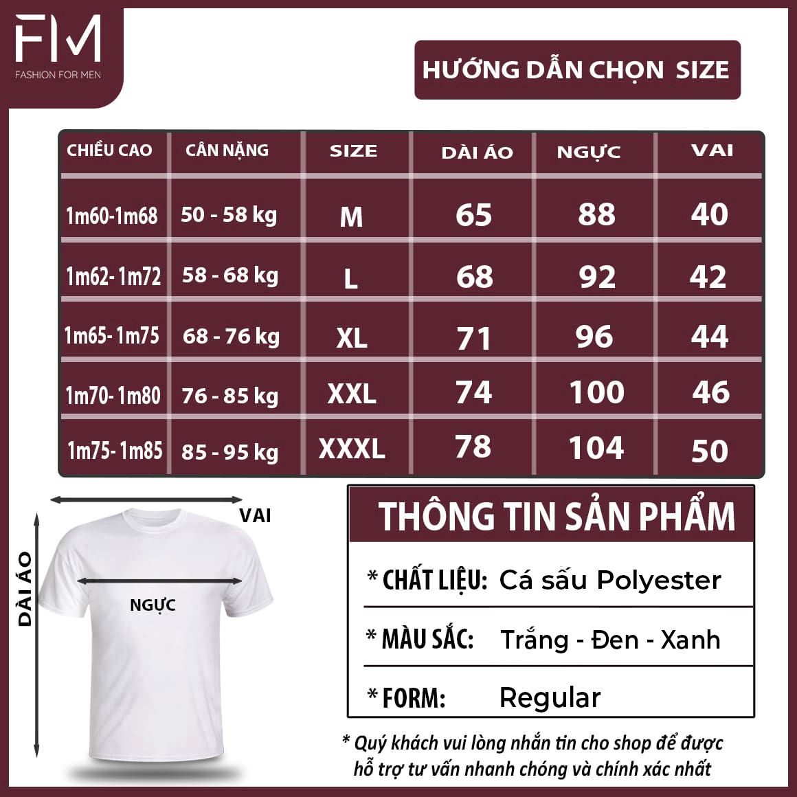 Áo polo in họa tiết, chất liệu POLYESTER chống bám bụi, chống nhăn cao cấp - FORMEN SHOP - FMTD157