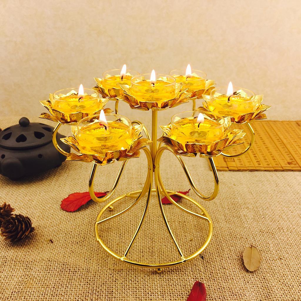 Three Layers 14 Ghee Lamp Holders Tibetan Temples Tealight Candle Holder