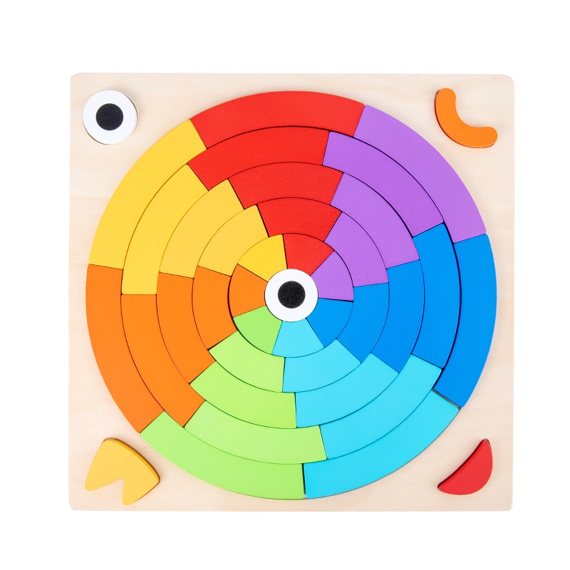 Đồ chơi gỗ an toàn cho trẻ,bộ đồ chơi kết hợp3 tính năng:Học màu sắc-Rèn luyện tư duy logic và sáng tạo cho bé,hàng đẹp