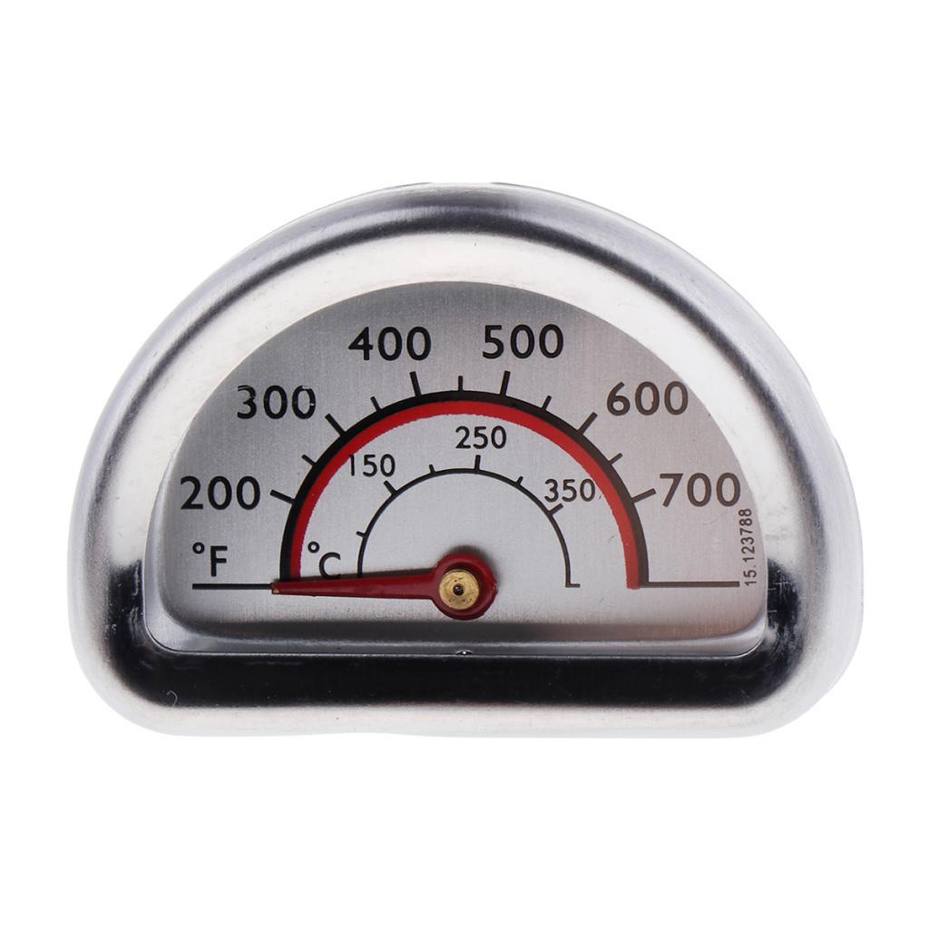 3xPrecise Semicircle Oven Monitoring Thermometer BBQ Cooking Thermometer Gauge